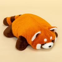 Oreiller animal en peluche douce Jouet animal personnalisé à particules pondérées Jouet animal drôle en peluche renard chien dinosaure raton laveur
