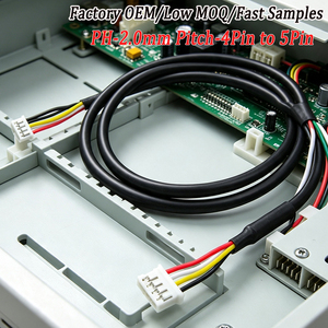 Kabel JST PHR-4 ke PHR-5 Pitch 2.0mm 4Pin ke 5Pin Seri PH Jumper Wiring Harness Panjang Kustom untuk Perangkat Drone Baterai - Product Image 1