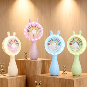 Mini-ventilateur portable électrique USB rechargeable, motif lapin adorable couleur macaron, idéal pour étudiants, cadeaux et prix de festivals <span class=keywords><strong>d</strong></span>'<span class=keywords><strong>été</strong></span>, vente en gros - Product Image 4