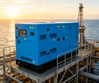 Générateur diesel silencieux à démarrage automatique de 200 kW, 2 phases, 60 Hz, avec moteur refroidi par eau, ATS, 1800 tr/min, portable sur remorque