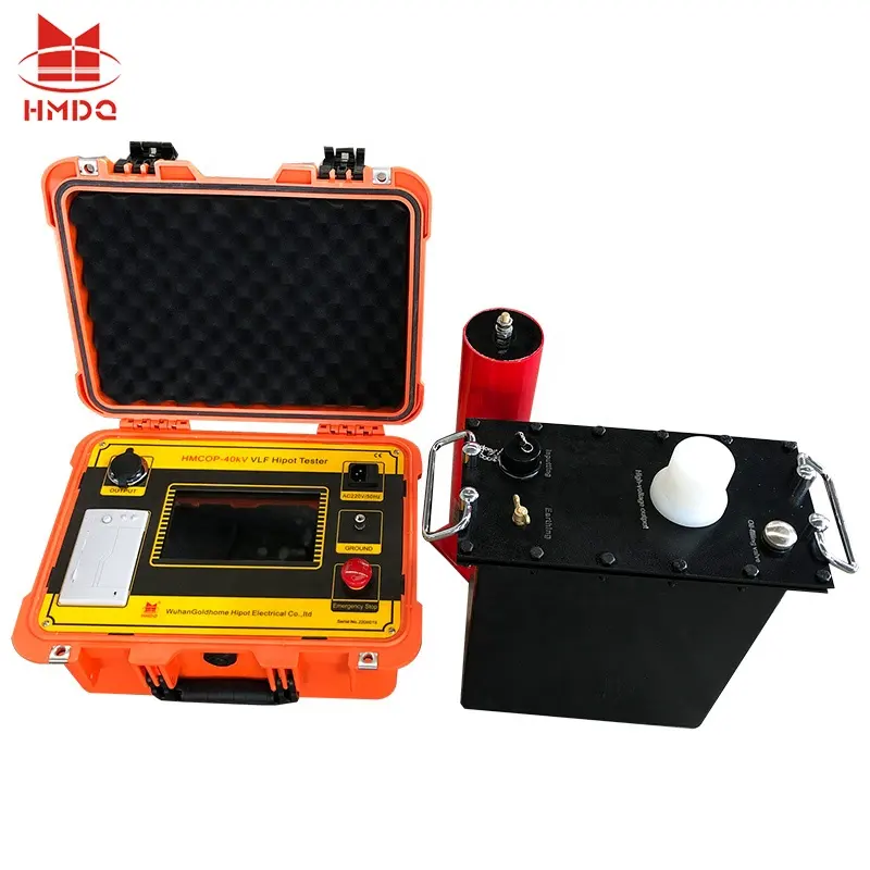 Auto Testing Machine VLF 80kV AC Hipot Tester supplier universal vlf cable test kit cable square wave withstand voltage tester