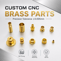 Composants en laiton de précision personnalisés OEM Usinage CNC suisse Fabricant de pièces tournées Composants de connecteurs