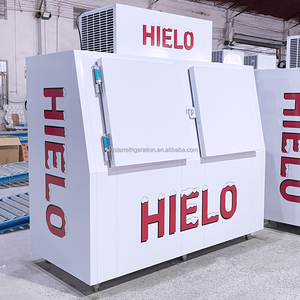 ตู้เก็บน้ำแข็งความจุขนาดใหญ่เชิงพาณิชย์พัดลมทำความเย็นในถุงน้ำแข็งกลางแจ้งอุปกรณ์ทำความเย็น600น้ำแข็ง - Product Image 1