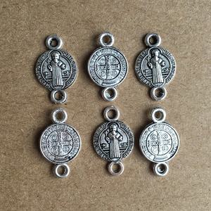 موصل مسبحة دينية بفتحتين، خرزات توصيل القديس بينيديكت للمسبحة الدينية - Product Image 2