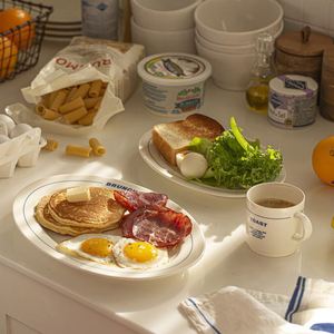 Nordic Simply Modern Custom Porcelain Tableware Dinner <b>Set</b> Gift Wedding Home Restaurant Ceramic Dinnerware - Product Image 4