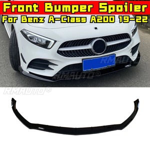 For Mercedes Benz A-Class A200 2019-2022 <strong>Car</strong> Front Bumper Lip Splitter <strong>Diffuser</strong> Body Kit 3PCS Bumper Guard <strong>Protector</strong> Cover - Product Image 1