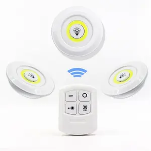 Popolare telecomando LED luce notturna oscuramento luce notturna alta luminosa luce notturna sensore Wireless armadio da cucina luci richieste