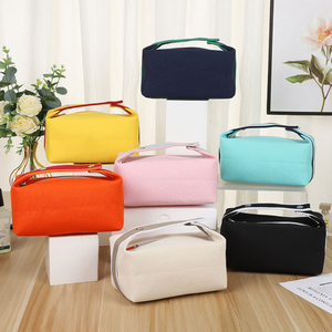 Cosmetic Case Canvas Fashion Printed Makeup Bag Portable Travel for Pouch Large Capacity Zipper Organizer Eco-Friendly - Product Image 4