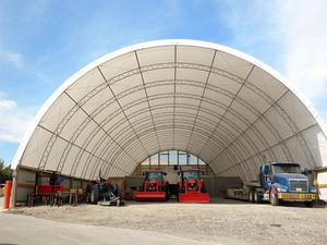 Grande tente préfabriquée de production de stockage industriel de qualité commerciale de grand atelier d'entrepôt de structure de PVC pour l'entrepôt - Product Image 3