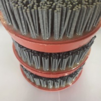 Brosse ronde antique en carbure de silicium Long Shine Lux haute dureté 4 pouces OEM pour outils de polissage de pierre, granit, marbre, travertin