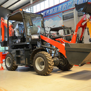 Mini Retro expladora <span class=keywords><strong>4</strong></span>-roda Towable Mini Backhoe Loader dengan komponen inti mesin Motor bantalan pompa Gearbox PLC - Product Image 4