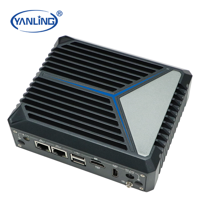 Economical Mini PCs Alder 12thLake N100 DDR4 M.2 Slots 4K HD-MI Dual 2.5G LAN New Thin Client AI Warehouse Management Computer