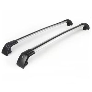 Barre de Toit de Camion en Aluminium <span class=keywords><strong>Antivol</strong></span> 180KG, Faible Bruit de Vent, Transversale pour Voyage en Extérieur, <span class=keywords><strong>Porte</strong></span>-Bagages avec Verrouillage Spécial par Courroie pour Voitures - Product Image 1
