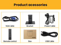 OSCAN 15 pouces Pos Lcd TFT écran tactile complet plat Hd panneau capacitif écran tactile moniteur usine