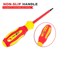 Jeu de tournevis isolés VDE à lames interchangeables, avec étui magnétique, 500V, pour usage domestique et professionnel, outils d'électricien, 10 pièces