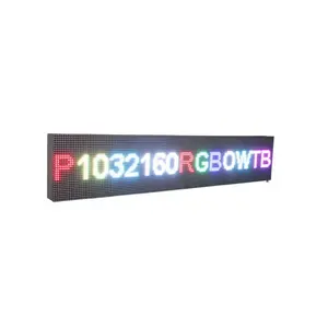 고품질 풀그릴 무선 와이파이 USB LED 이동하는 메시지 표시판