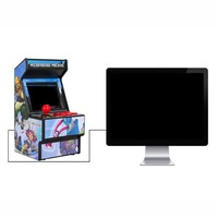156 Düğmeli Arcade Mini 16-Bit Kablosuz Pilsiz El Tipi Oyun Konsolu TV Çıkışlı Joystick Dokunmatik Ekransız ACT Aksiyon Oyunu Retro