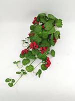 Großhandel 40cm Künstliche Perilla-Blatt-Pflanze im Topf Bonsai-Baum Immergrüne Hängepflanzen für Hotels Lounges Weihnachtsdekoration