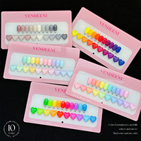 Ensemble de 10 couleurs, vernis à ongles gel haute saturation, couleur unie, sans TPO ni HEMA, vernis à ongles gel longue durée