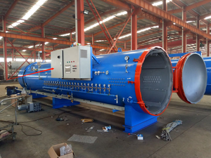 Autoclave de vulcanisation horizontal automatique industriel de pneu de voiture - Product Image 6