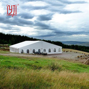 Tente de réception industrielle permanente blanche 10x20 10x40 pour mariage - Product Image 2