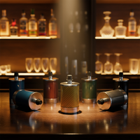 Chicha arabe transfrontalière à tube unique en fibre de carbone, ensemble portable pour bar à chicha, modèle ONES