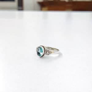Bague en quartz bleu au meilleur prix, bague en argent sterling 925, pierre précieuse, bague ajustable, collection artisanale, belles bagues en argent, bijoux en argent - Product Image 4
