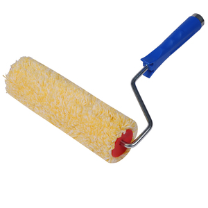 10in High Quality Yellow White Acrylic Customizable Roller <b>Brush</b> OEM Support Industrial DIY Thermal Bonding Painting Decorating - Product Image 4