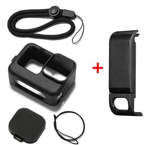 Funda de silicona para cámara + cubierta de tapa de lente para gopro12/11/10/9, marco protector para Cámara de Acción, accesorios de carcasa - Product Image 2