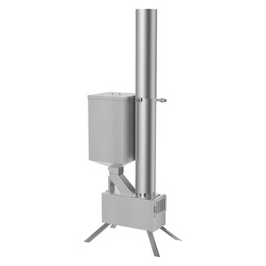 Chauffe-eau à granulés de bois avec échangeur de chaleur à bobine en titane pour piscines extérieures et bains à remous - Product Image 2