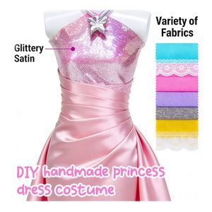 Fashion Design Kit Children Creative Sewing Craft Plastic Mannequin Fabric Templates Accessories <b>Tools</b> Storage Portable Gift - Product Image 6