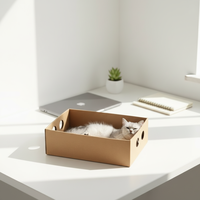 Nid pour animaux de compagnie en carton ondulé durable, lit-griffoir et bac à litière pour chat