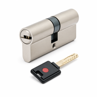 Cylindre de serrure de porte standard UE 50/60/70/80 mm, antivol, anti-crochetage, durable, pour portes d'entrée
