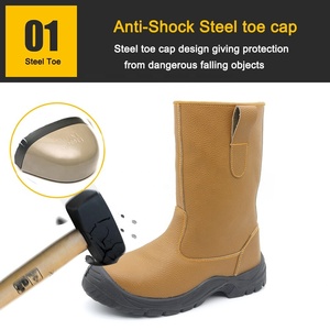 Botas de Seguridad para Hombre, Antideslizantes, Resistentes al Aceite y Ácidos, con Puntera de Acero, Antipinchazos, Antiestáticas, para la Industria Siderúrgica y Soldadura - Product Image 3