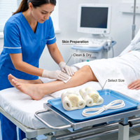 Kit de traction cutanée avec bandage adhésif médical lombaire et cervical blanc certifié CE pour adulte/enfant