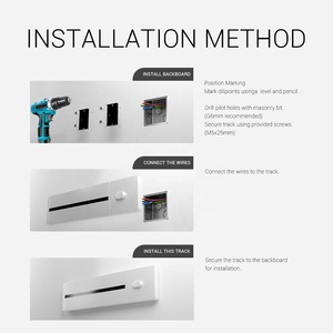 Nhà bếp worktop bề mặt gắn điện theo dõi đa phổ cửa hàng ổ cắm với USB EU/UK/chúng tôi tiêu chuẩn Adapter cắm ổ cắm - Product Image 5