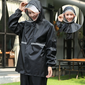 Set Impermeabile Completo per Uomo e <span class=keywords><strong>Donna</strong></span>, Giacca e <span class=keywords><strong>Pantaloni</strong></span> <span class=keywords><strong>Impermeabili</strong></span> Antipioggia per Adulti, Abbigliamento Outdoor - Product Image 1