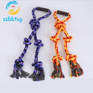 Toptan Özel Büyük pet köpek düğüm halat topu çiğnemek pamuk halat oyuncak - Product Image 1