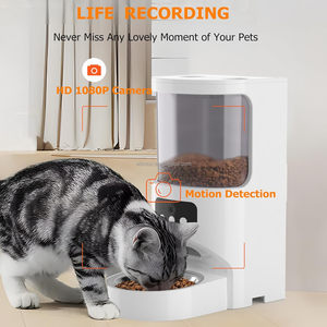 Distributeur automatique de nourriture sèche pour animaux de compagnie 5L avec contrôle intelligent par application WiFi, bol en acier inoxydable pour chien, distributeur automatique de nourriture pour chat avec caméra de vision nocturne HD - Product Image 4