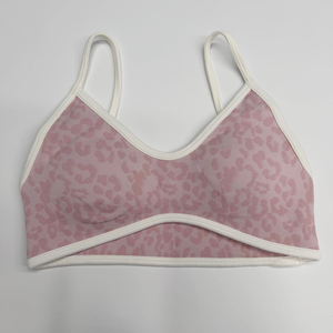Ensemble 2 pièces soutien-gorge <span class=keywords><strong>de</strong></span> <span class=keywords><strong>sport</strong></span> et short imprimé léopard pour femme, col en U, bordure contrastante, rembourré, taille haute, effet push-up, tenue <span class=keywords><strong>de</strong></span> <span class=keywords><strong>sport</strong></span> - Product Image 6