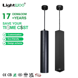 Lampada a Sospensione Moderna COB LED per Cucina, Lampadario Decorativo da Interno, Faretto Rotondo Lungo in Alluminio 20W ad Alta Luminosità - Product Image 1