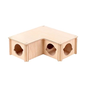 Yüksek kalite ve ucuz fiyat hamster kafes pet evler chinchilla ve gine domuzları için mobilya ahşap pet house - Product Image 1