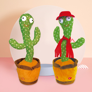 Rafale jouet pour enfants danse électrique wobble peluche <span class=keywords><strong>cactus</strong></span> avec lumières musique apprentissage enregistrement de langue - Product Image 2
