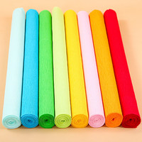 Vente en gros de papier crêpé pour fleuriste 70g 90g 110g de papier crêpé fait main papier d'emballage artisanal