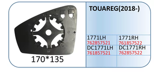 Remplacement de la vitre du rétroviseur latéral de la voiture automatique pour VOLKSWAGEN <span class=keywords><strong>TOUAREG</strong></span> (2002-2007) - Product Image 4