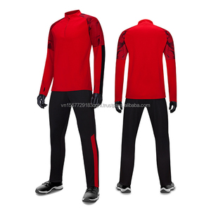 ชุดฝึกซ้อมฟุตบอลแขนยาวแบบซิปครึ่งตัว พิมพ์ลายทันสมัย ปรับแต่งได้ แห้งเร็ว ระบายอากาศดี เหมาะสำหรับการแข่งขัน - Product Image 6