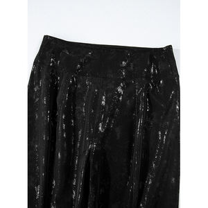 20% de réduction cher-amant en gros mode noir Faux <span class=keywords><strong>cuir</strong></span> <span class=keywords><strong>fendu</strong></span> taille haute Leggings femmes - Product Image 3