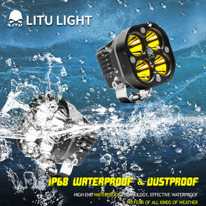 Nuyeer sản xuất 40W 3 inch offroad Phụ Kiện 4x4 đèn sương mù tại chỗ off road vàng trắng <span class=keywords><strong>Cube</strong></span> <span class=keywords><strong>LED</strong></span> Phụ trợ ánh sáng vỏ cho TOYOTA - Product Image 4
