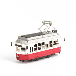 CUPUZ <span class=keywords><strong>Puzzle</strong></span> 3D in Carta della Tramvia Austriaca, Delicato Souvenir di Mozart, Artigianato Fatto a Mano, Regalo Collezionabile per Bambini e Adulti - Product Image 3