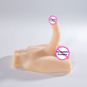 Muñeco Dildo Realista de Medio Cuerpo Masculino de Alta Calidad al por Mayor, Herramientas de Masturbación, Juguetes Sexuales para Mujeres - Product Image 2